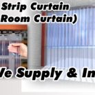 PVC Strips Door Curtain - (Supply & Install) Customisation