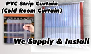 PVC Strips Door Curtain - (Supply & Install) Customisation
