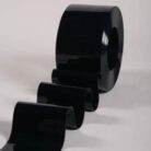 PVC Strips - Black-Smooth 2mm x 200mm x 50mtr