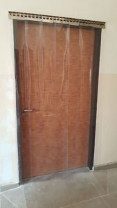 PVC Strips Door Curtain - (DIY)