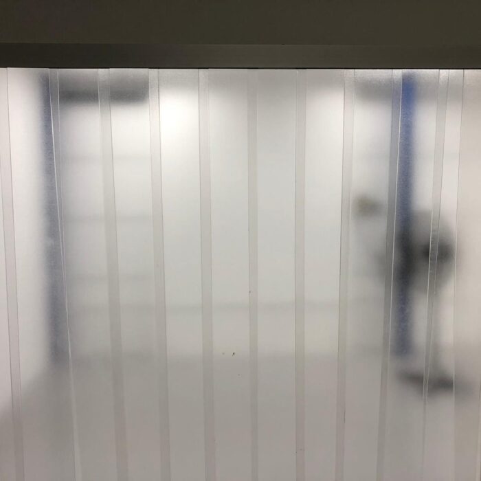 PVC Strips - Frosted-Smooth 2mm x 200mm x 50mtr