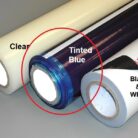 Protection Film (PE) - 1.22m x 100m - Tinted Blue