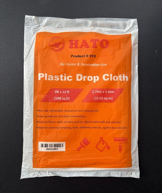 Drop Cloth-Disposable 9ft x 12ft (274cm x 365cm) Drop Cloth-Disposable 9ft x 12ft (274cm x 365cm)