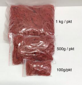 Rubberband - Red Colour 1.8"dia (4.5cm dia)