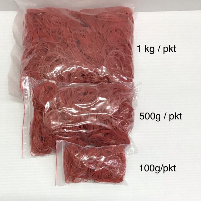 Rubberband - Red Colour 1.8"dia (4.5cm dia)